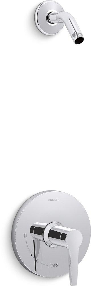 KOHLER Polished Chrome Single Handle Shower Faucet (Trim Only) 