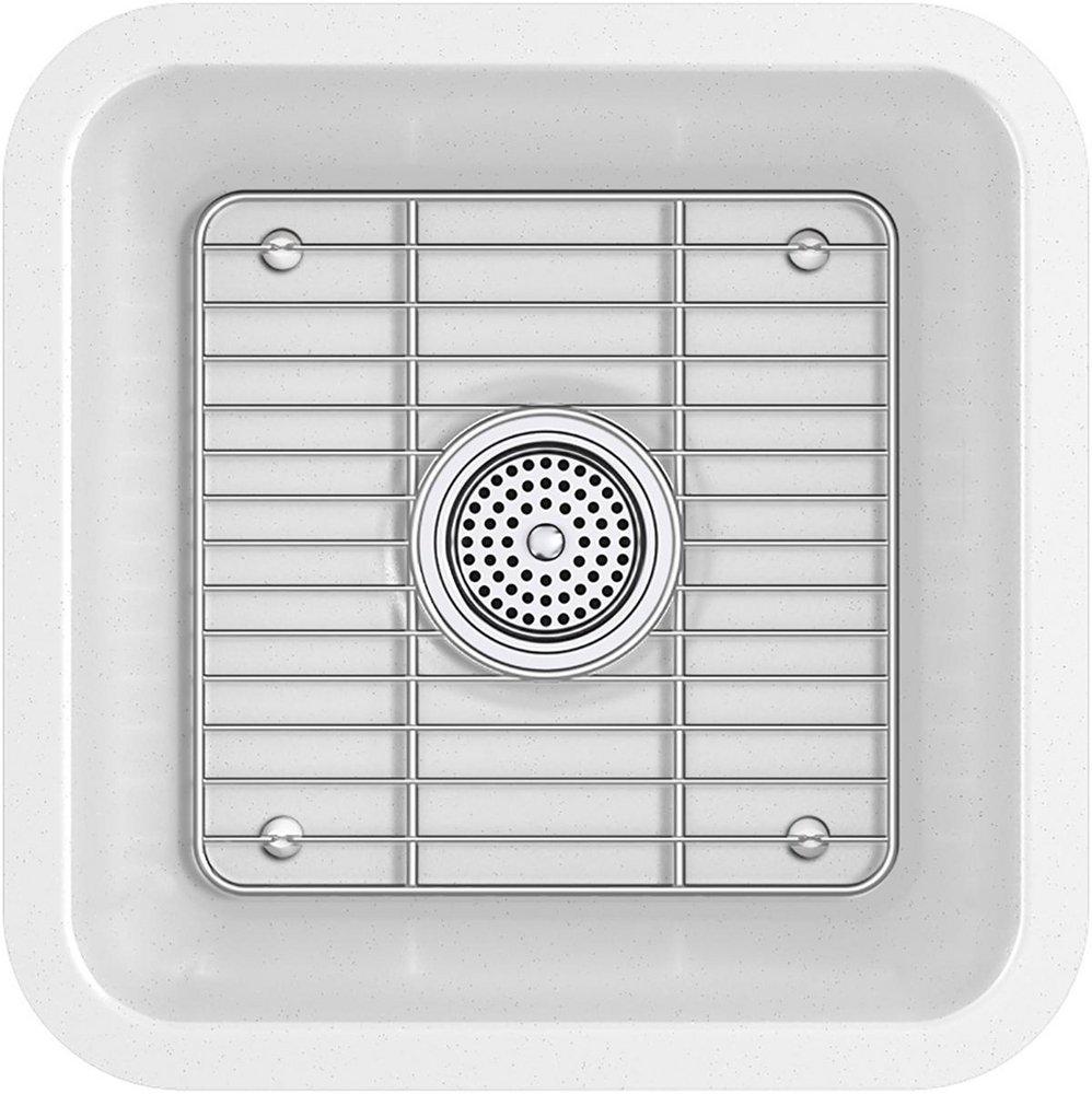 KOHLER Matte White 15-1/2 x 15-1/2 in. Undermount Neoroc Bar Sink 