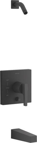 Single Handle Bathtub & Shower Faucet in Matte Black (Trim Only)