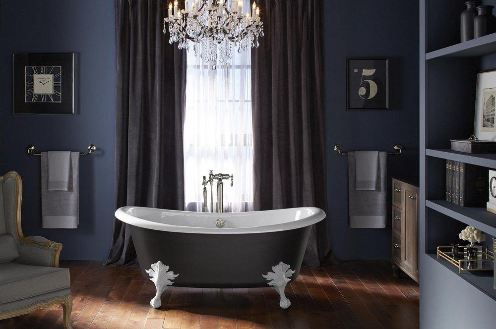 KOHLER White Ball and Claw Feet 