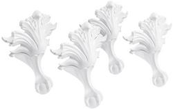 Ball and Claw Feet in White