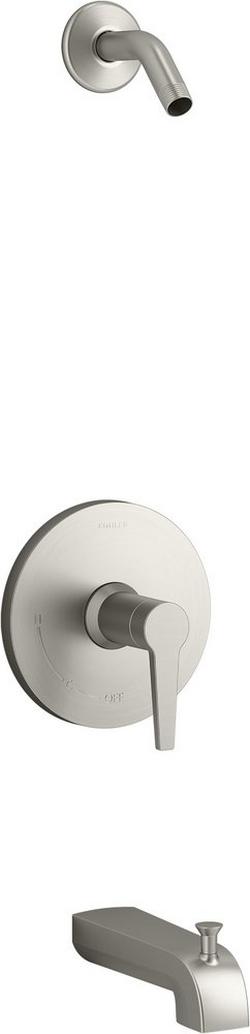 Single Handle Bathtub & Shower Faucet in Vibrant&reg; Brushed Nickel (Trim Only)