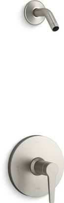 KOHLER Vibrant&reg; Brushed Nickel Single Handle Shower Faucet (Trim Only) 