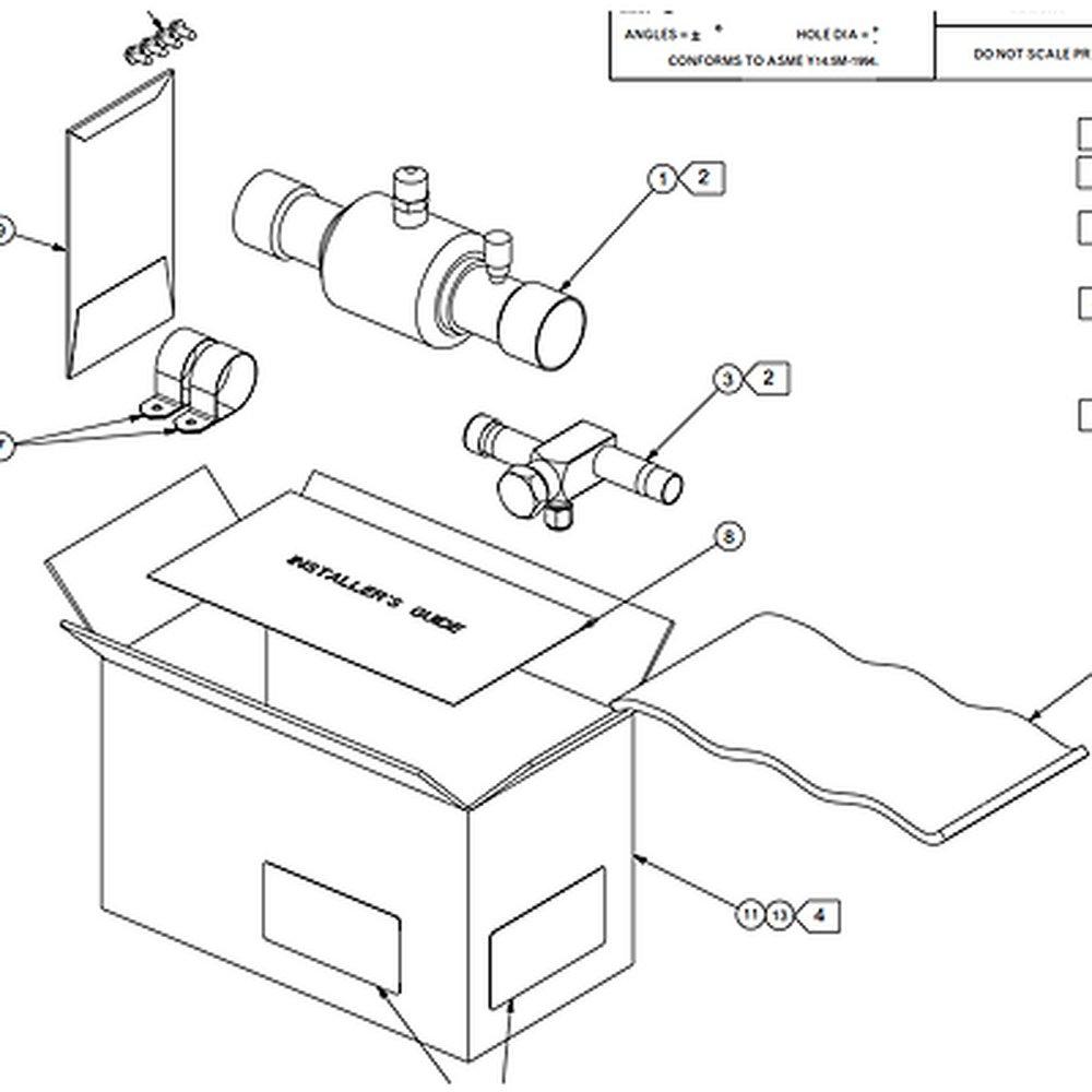 Trane Service Valve Kit 