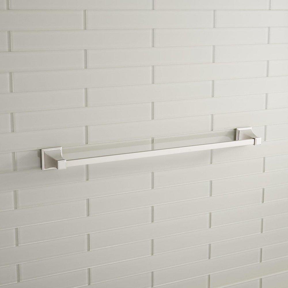 Signature Hardware Polished Nickel 24 in. Towel Bar 