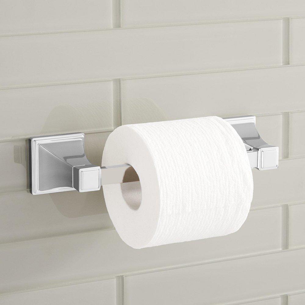 Signature Hardware Chrome Wall Mount Toilet Tissue Holder 