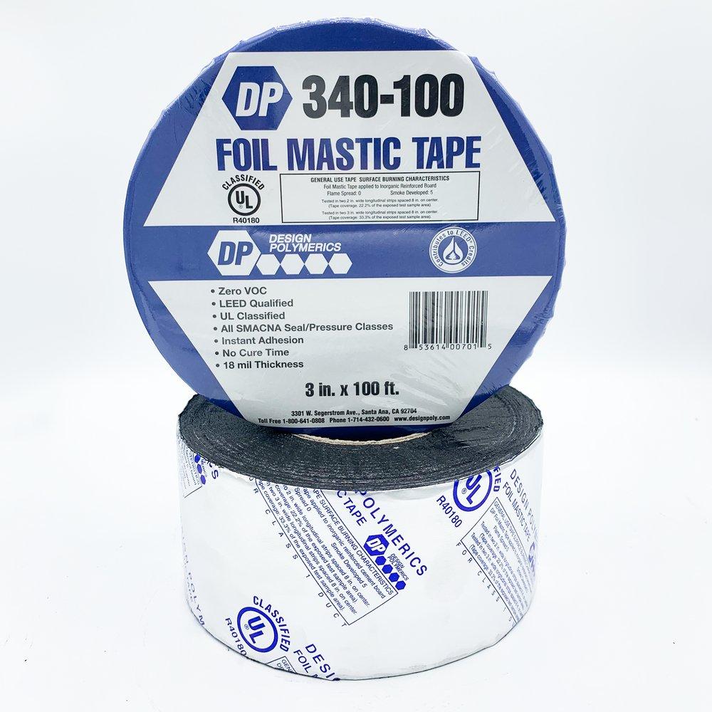 Design Polymerics Dark Grey 3 in. x 100 ft. Butyl Foil Tape 