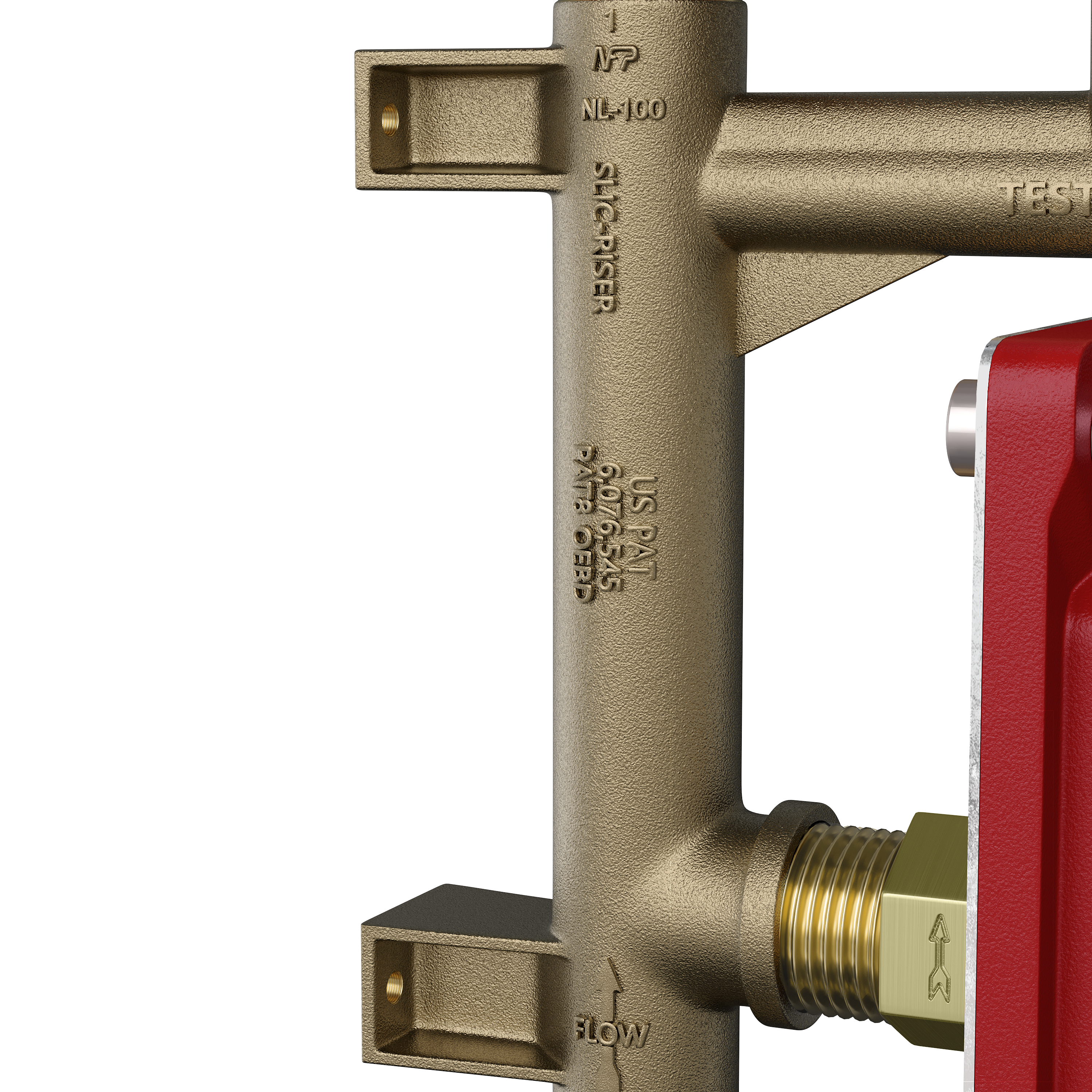National Fire Products Cast Brass Male Threaded Adapter, Fire Sprinkler Riser Unit, Inline Check Valve and Pressure Relief Valve 