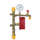 National Fire Products Cast Brass Male Threaded Adapter, Fire Sprinkler Riser Unit, Inline Check Valve and Pressure Relief Valve 