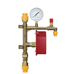 1 in. Fire Sprinkler Riser with Inline Check Valve and Pressure Relief Valve