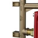 National Fire Products Cast Brass Male Threaded Adapter, Fire Sprinkler Riser Unit, Inline Check Valve and Pressure Relief Valve 