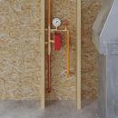 National Fire Products Cast Brass Male Threaded Adapter, Fire Sprinkler Riser Unit, Inline Check Valve and Pressure Relief Valve 