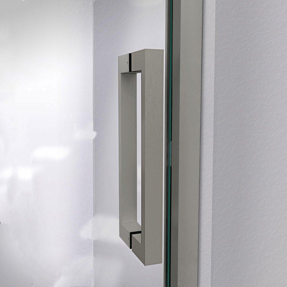DreamLine Brushed Nickel 58 in. Tub & Shower Door 