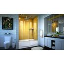 DreamLine Brushed Nickel 58 in. Tub & Shower Door 