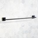 Signature Hardware Matte Black Towel Bar in Matte Black 