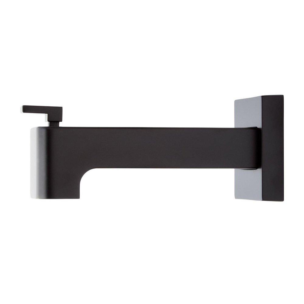 Signature Hardware Matte Black Diverter Tub Spout 