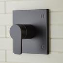 Single Handle Pressure Balancing Valve Trim in Matte Black