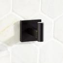 Signature Hardware Matte Black 1 Robe Hook 