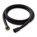 Signature Hardware Matte Black 60 in. Hand Shower Hose 