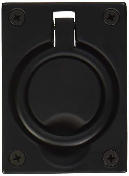 Baldwin Satin Black Ring Pull 