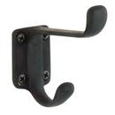 Baldwin Hardware Satin Black 2-Hook Robe Hook 