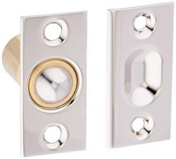 Ball Catch Latch in Polished Nickel