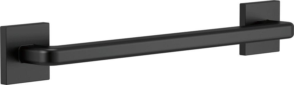 Delta Faucet Matte Black 18 in. Grab Bar 