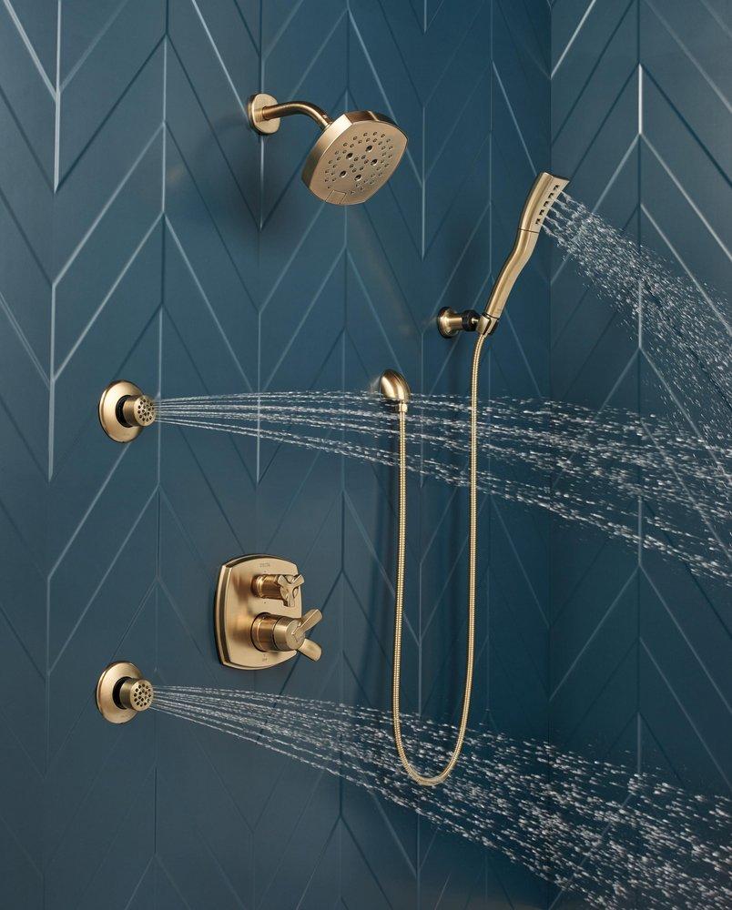 Delta Faucet Brilliance&reg; Champagne Bronze Multi Function Showerhead 