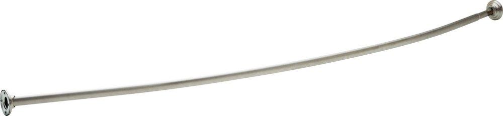 Delta Faucet Chrome 72 in. Wall Mount Curved Shower Rod 