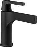 Single Handle Monoblock Bathroom Sink Faucet in Matte Black Lever Handle