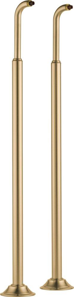 Brass Tub Filler Riser in Luxe Gold 