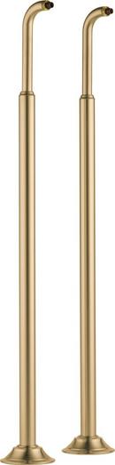 Brass Tub Filler Riser in Luxe Gold