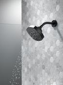 Delta Faucet Matte Black Multi Function Showerhead 