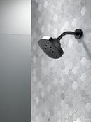 Delta Faucet Matte Black Multi Function Showerhead 