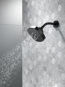 Delta Faucet Matte Black Multi Function Showerhead 