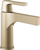 Delta Faucet Brilliance&reg; Champagne Bronze Single Handle Monoblock Bathroom Sink Faucet with Drain Assembly 