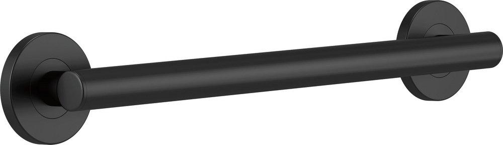 Delta Faucet Matte Black 18 in. Grab Bar 
