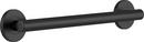 Delta Faucet Matte Black 18 in. Grab Bar 