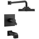Delta Faucet Matte Black Single Handle Single Function Bathtub & Shower Faucet (Trim Only) 