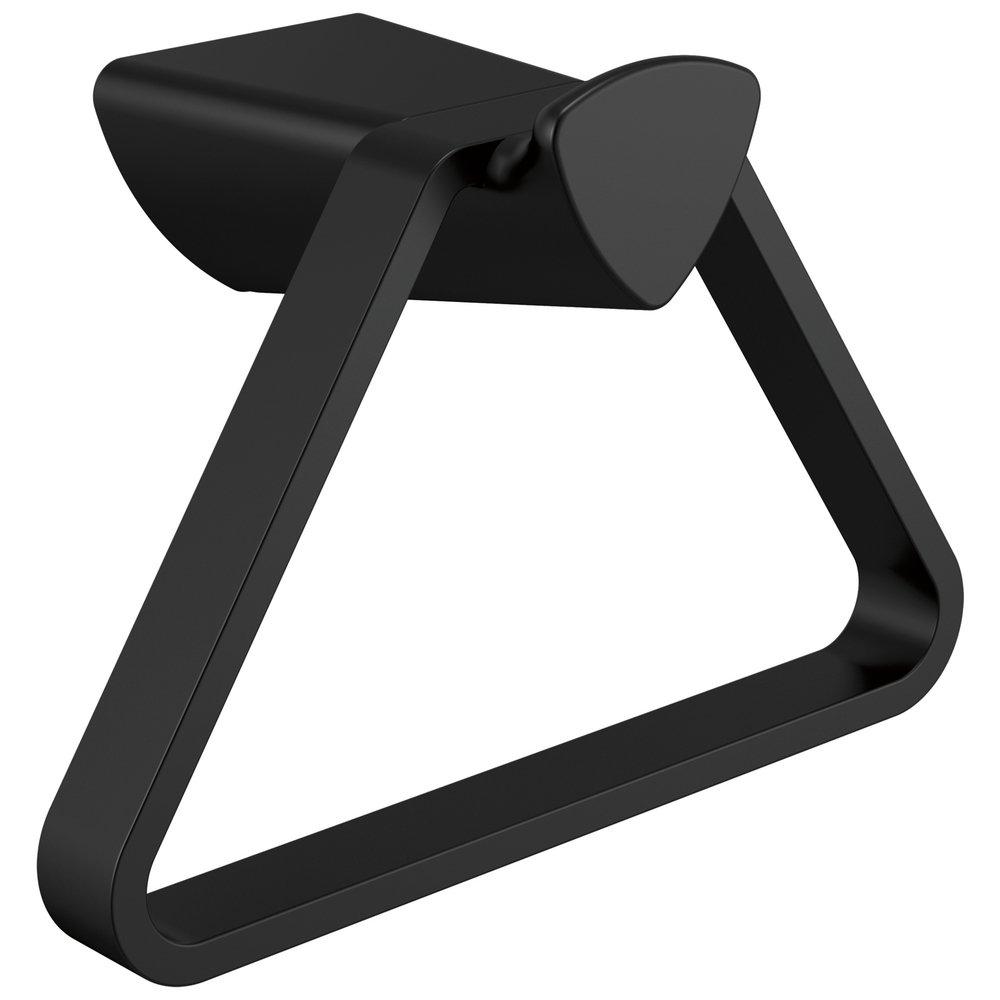 Delta Faucet Matte Black Triangular Towel Holder 