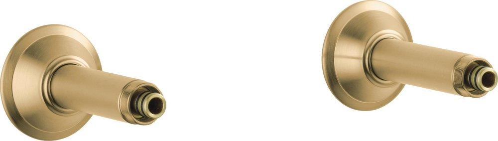 Brizo Brilliance Luxe Gold Brass Tub Filler Union 