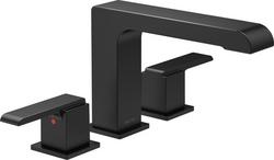 Two Handle Roman Tub Faucet in Matte Black (Trim Only)