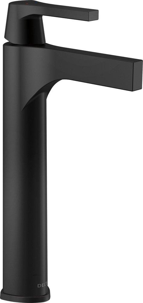 Delta Faucet Matte Black Single Handle Vessel Filler Bathroom Sink Faucet 