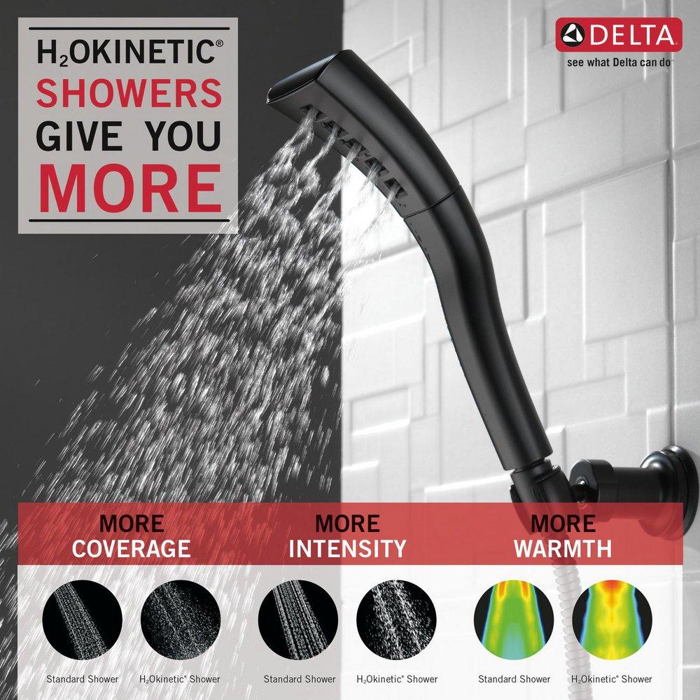 Delta Faucet Matte Black Single Function Hand Shower 