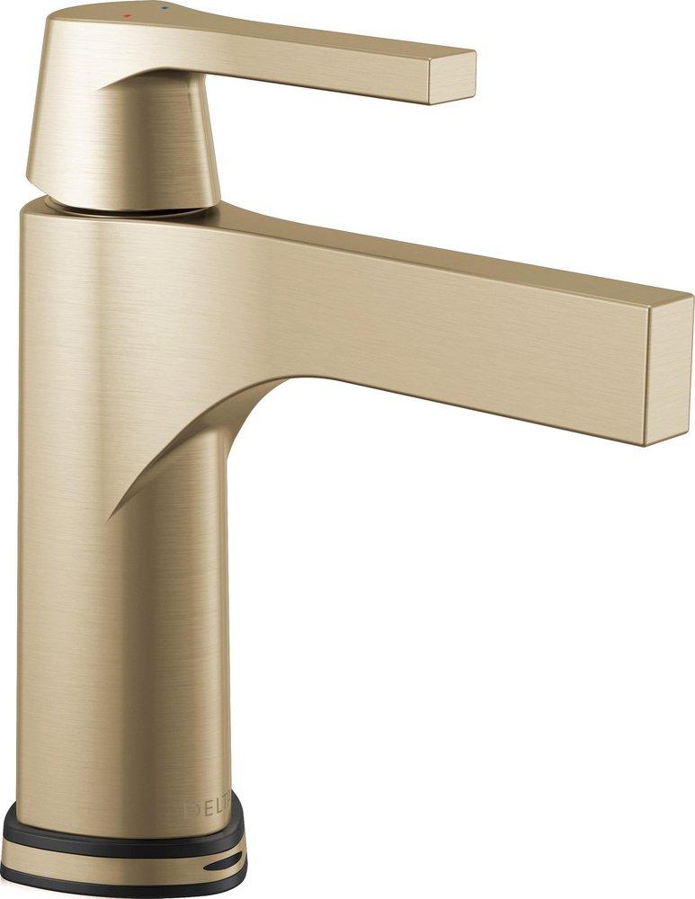 Delta Faucet Champagne Bronze Single Handle Monoblock Bathroom Sink Faucet 