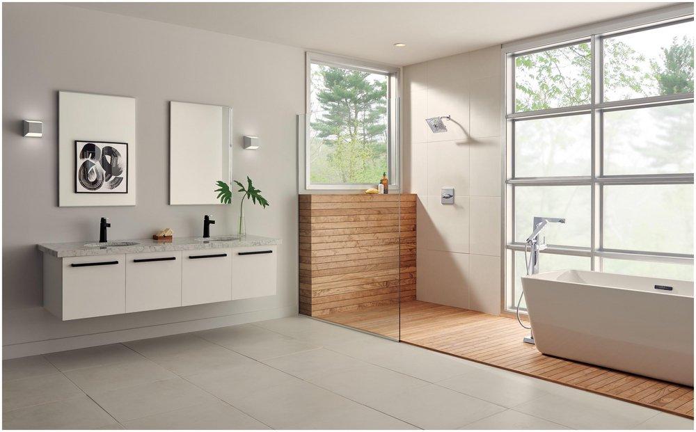 Delta Faucet Champagne Bronze Single Handle Monoblock Bathroom Sink Faucet 