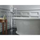 Delta Faucet Matte Black Single Handle Lever Floor Mount Filler 