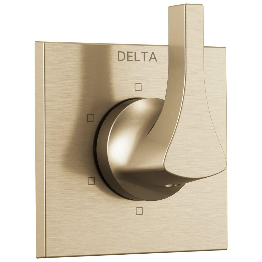 Delta Faucet Champagne Bronze 6 Setting Single Handle Diverter Trim 