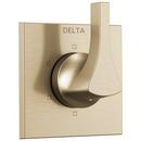 Single Handle Diverter Valve Trim in Champagne Bronze