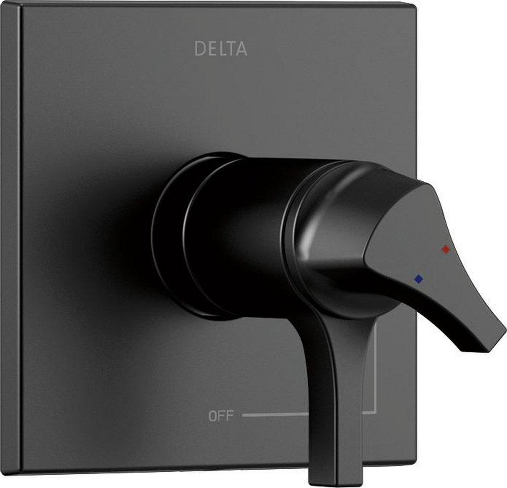 Delta Faucet Matte Black Two Handle Bathtub & Shower Faucet (Trim Only) 
